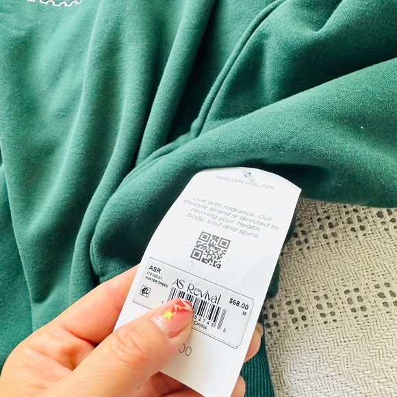 Altar'd State Teal Graphic Women's Sweater - Picture 4 of 7